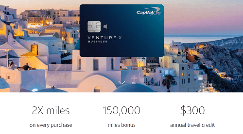 Capital One Venture X Business 150,000 miles sign-up bonus